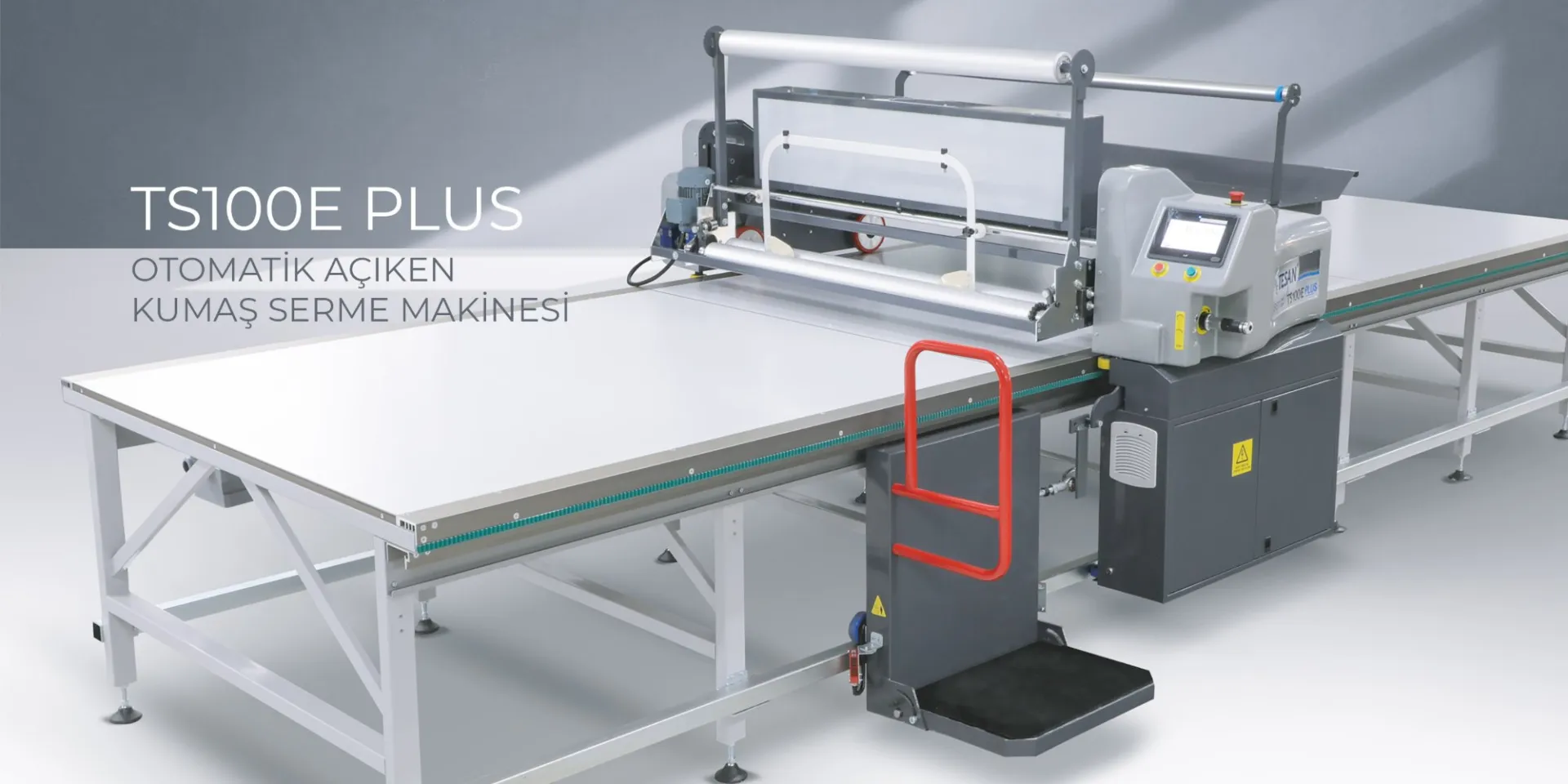 TS100E PLUS – Otomatik Tüp Kumaş Serim Makinesi