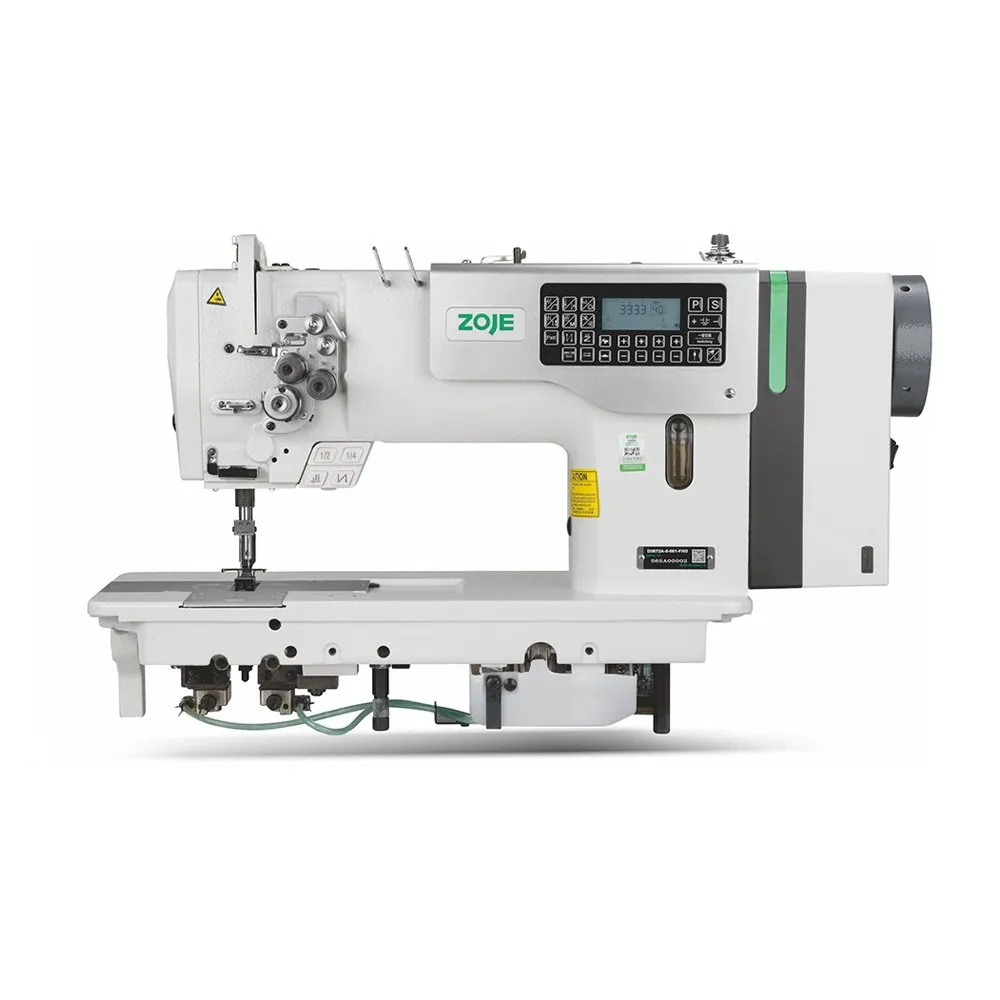 ZOJE D3872 Step Motorlu Elektronik Çift İğne Dikiş Makinesi ZJ3872